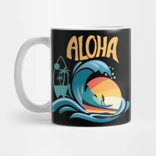 Surfing Aloha Mug